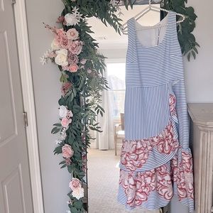 Laia/ Anthropologie seersucker dress. NWT